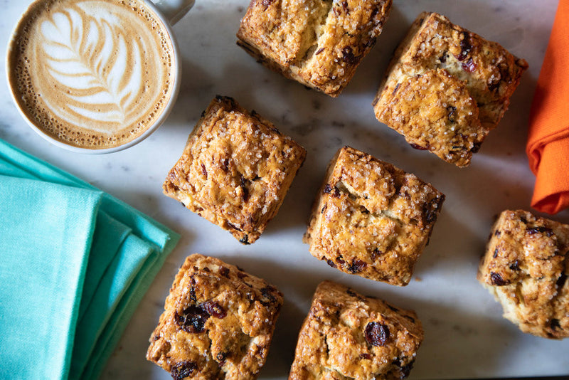 Fresh Baked Cranberry Almond Scones!