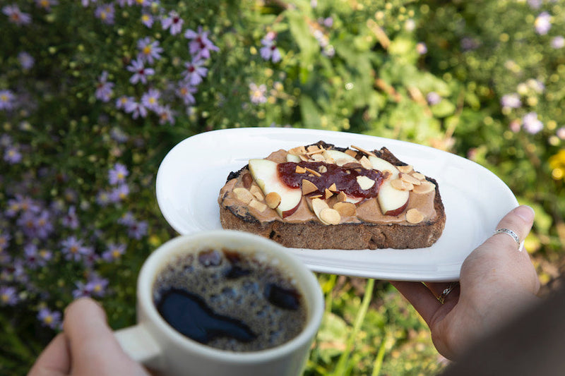 Sweet! Almond Butter & Strawberry Jam Toast Available Now