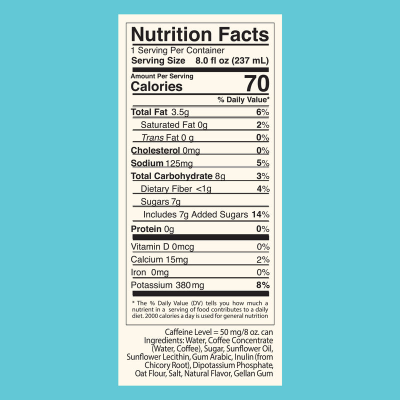 Oat Milk Latte Cans (24-Pack)