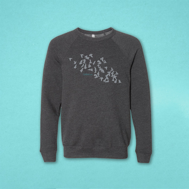 Charcoal Flock Crewneck