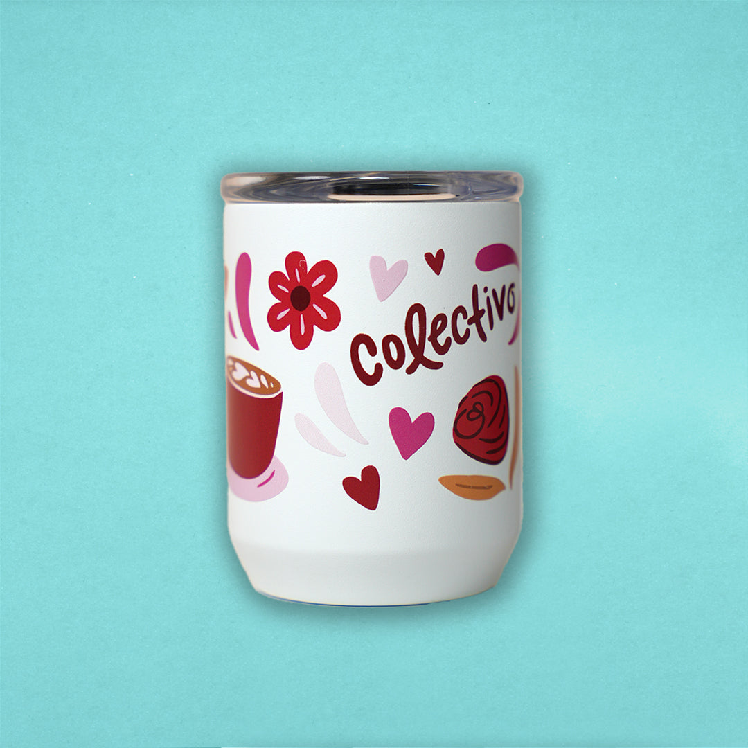 White 8oz Coffee Date Tumbler