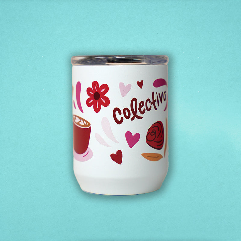 White 8oz Coffee Date Tumbler