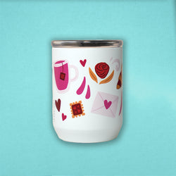 White 8oz Coffee Date Tumbler