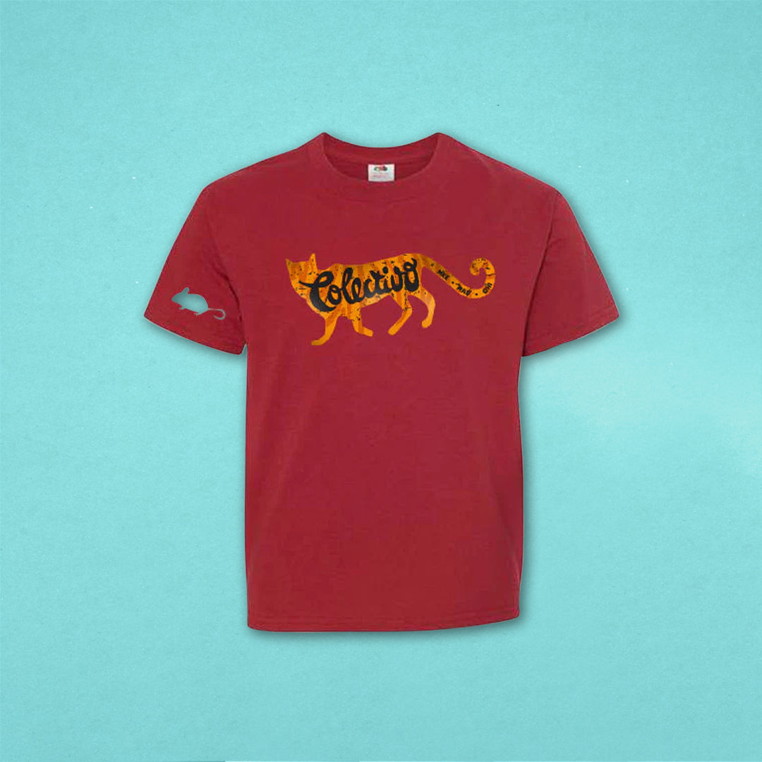 Red Cat & Mouse Youth Tee
